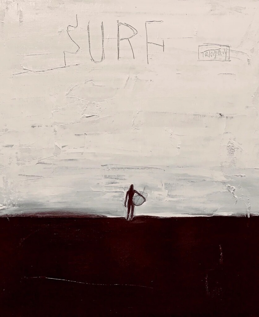 Takuya.ｙart exhibition「surf on canvas」in VISSLA STORE