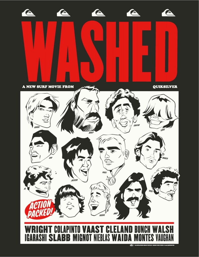 QUIKSILVER ライダーによる新作ムービー 『WASHED』。5 月 24 日(土) 静波 JACK OCEAN SPORTS で JAPAN PREMIERE を開催。