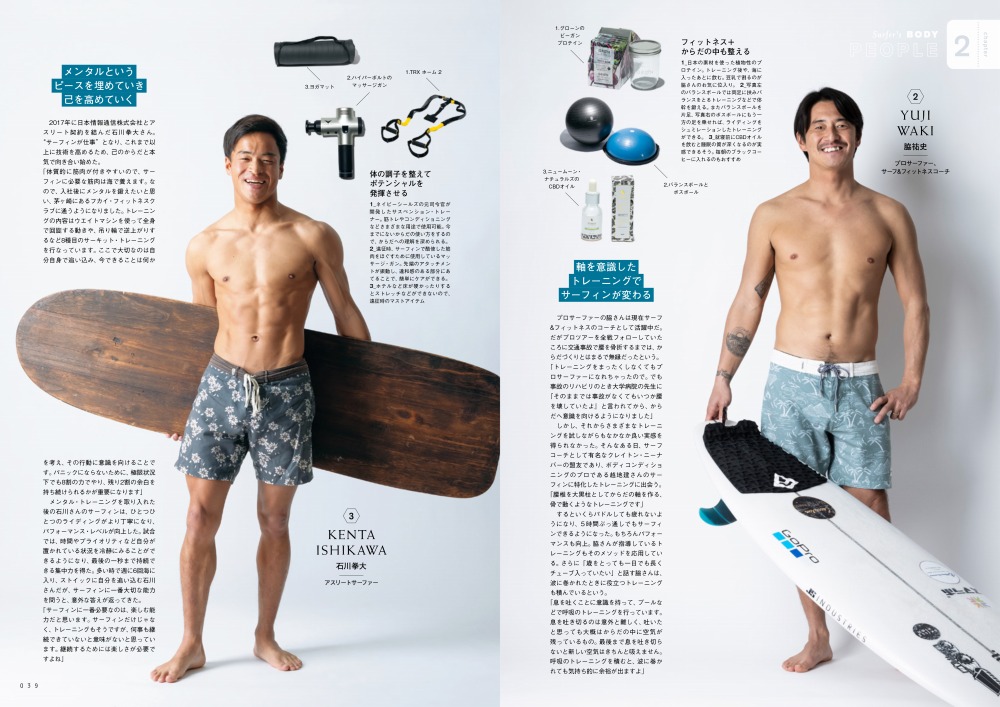 『Surfer’s BODY 日々の努力は、からだで語れ』Blue. 4月号 新刊案内