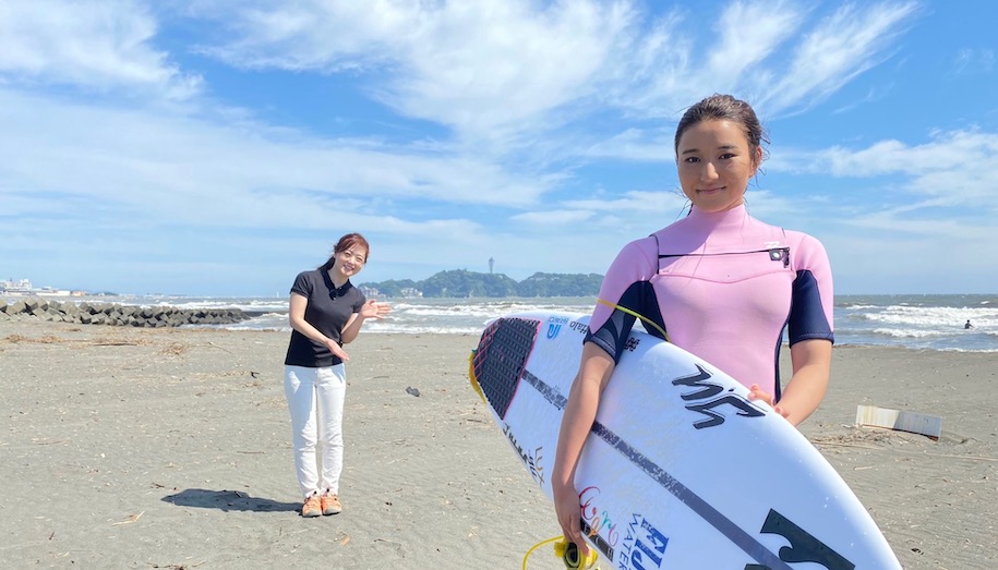松田詩野が朝の人気番組 日本テレビ スッキリ に出演 Waval サーフィンと自然を愛する人のサーフメディア
