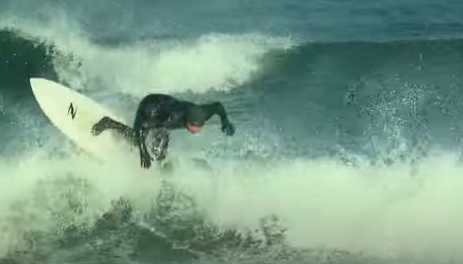 堀越類のハイパフォーマンスショート『ZBURH Surfboard ZENITH BOOST』千葉極寒フル装備サーフィン映像