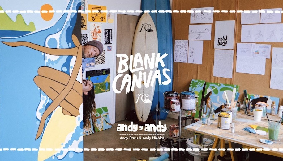 コラボプロジェクト“BLANK CANVAS”、今回はAndy y Andy アンディ・ニーブラス x アンディ・デイビス