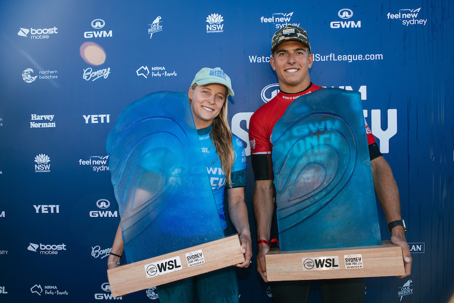 イザベラ・ニコルズとコール・ハウシュマンが優勝！CS第2戦 GWM Sydney Surf Pro