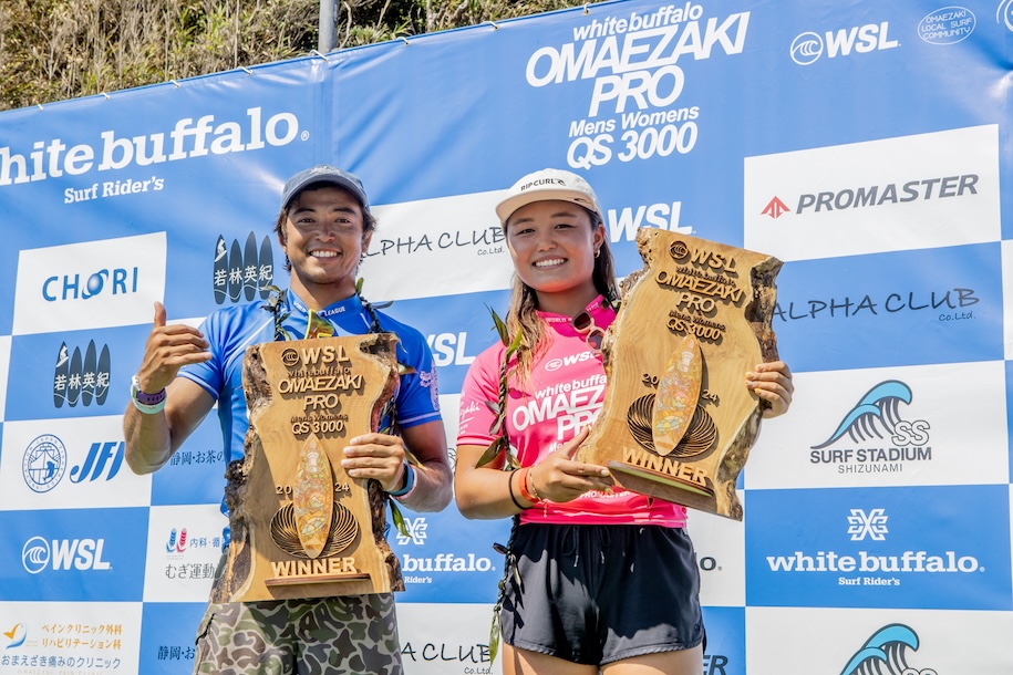 松岡亜音と小林桂が優勝！QS 3000 whitebuffalo OMAEZAKI Pro