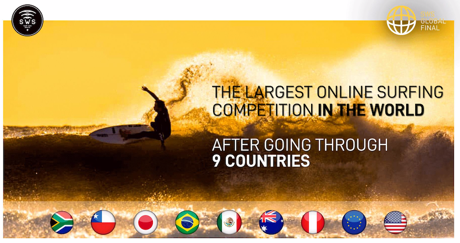 サーフィンオンラインコンテスト『Surf Web Series』グローバルファイナルが開催！