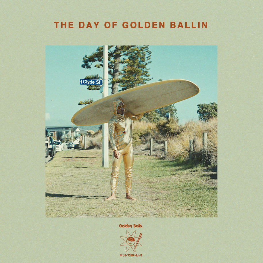 ニュージーランド マウントマウンガヌイのたこ焼き屋サーファー サーフィン映像 『The Day Of Golden Ballin』