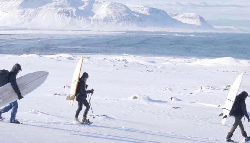 トレン・マーティン 冬の北極圏での極寒サーフィン映像『Northen Reaches』
